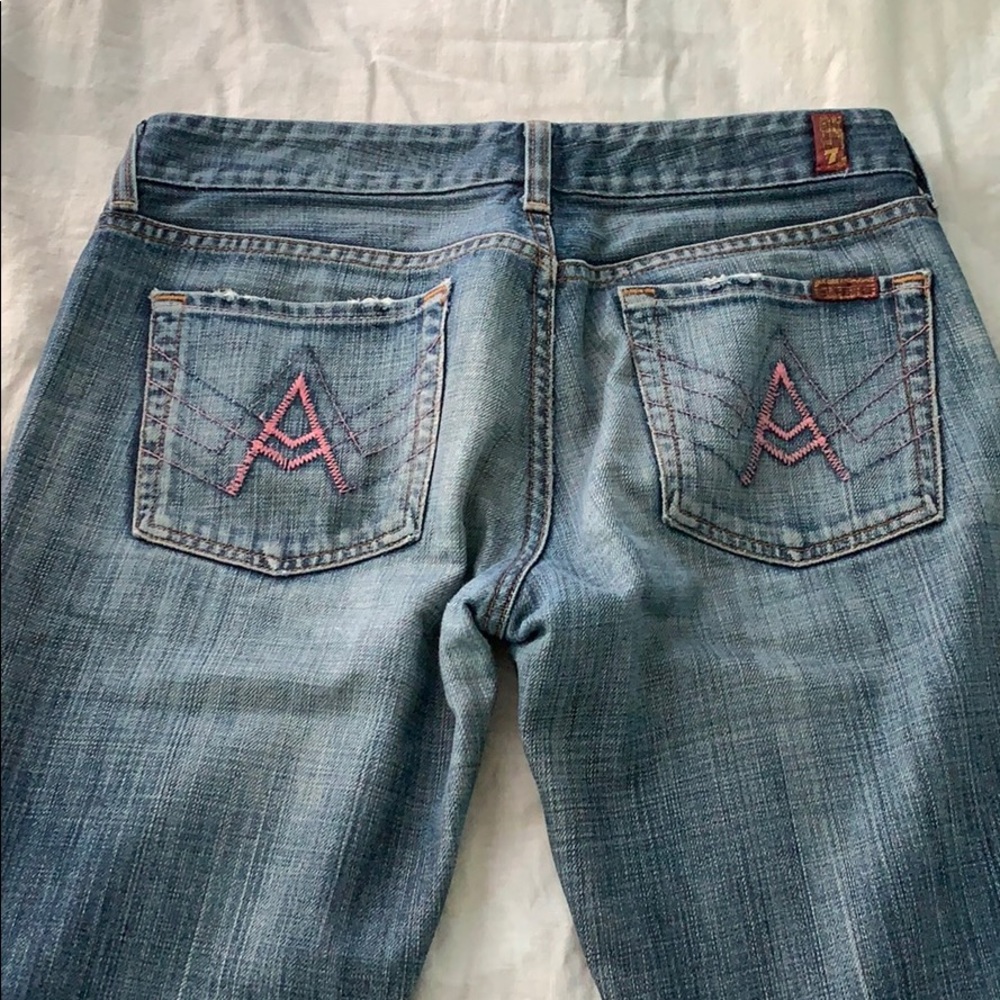7 for all man kind jean size 30 pink A pocket pant